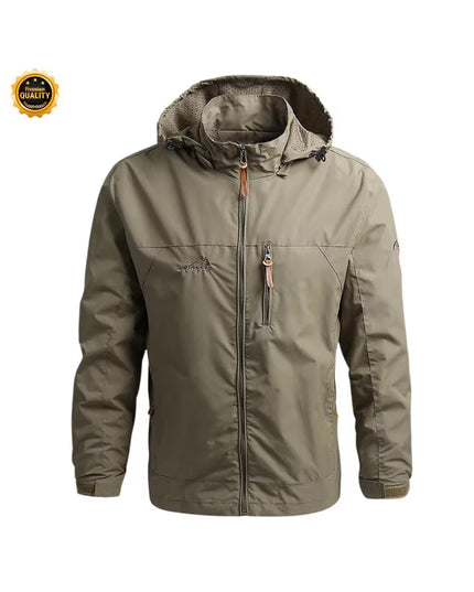 Hiking Waterproof Jacket Men’s New Autumn Casual Sports Detachable Hooded Coat Field Mountain Climbing Travel Thin Windbreaker