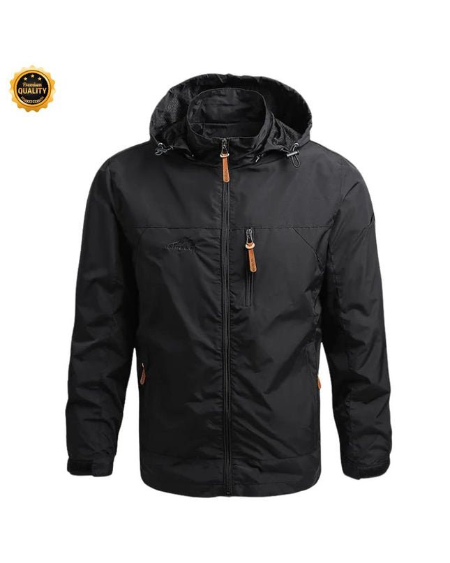 Hiking Waterproof Jacket Men’s New Autumn Casual Sports Detachable Hooded Coat Field Mountain Climbing Travel Thin Windbreaker